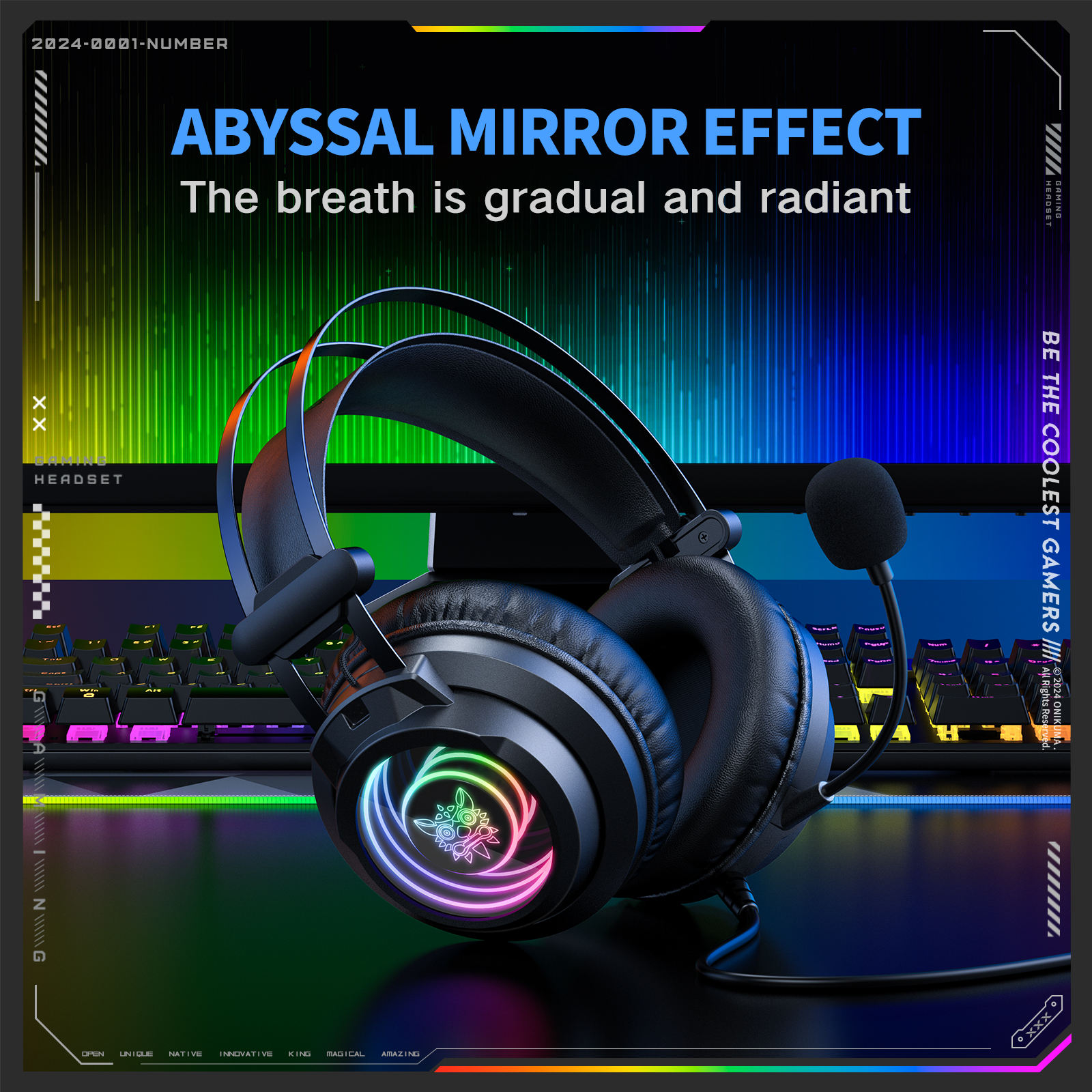 SIBERIA Hot Sale RGB Wired Gaming Headset with 3.5mm Hand-Free Earphones with LED Lights X22