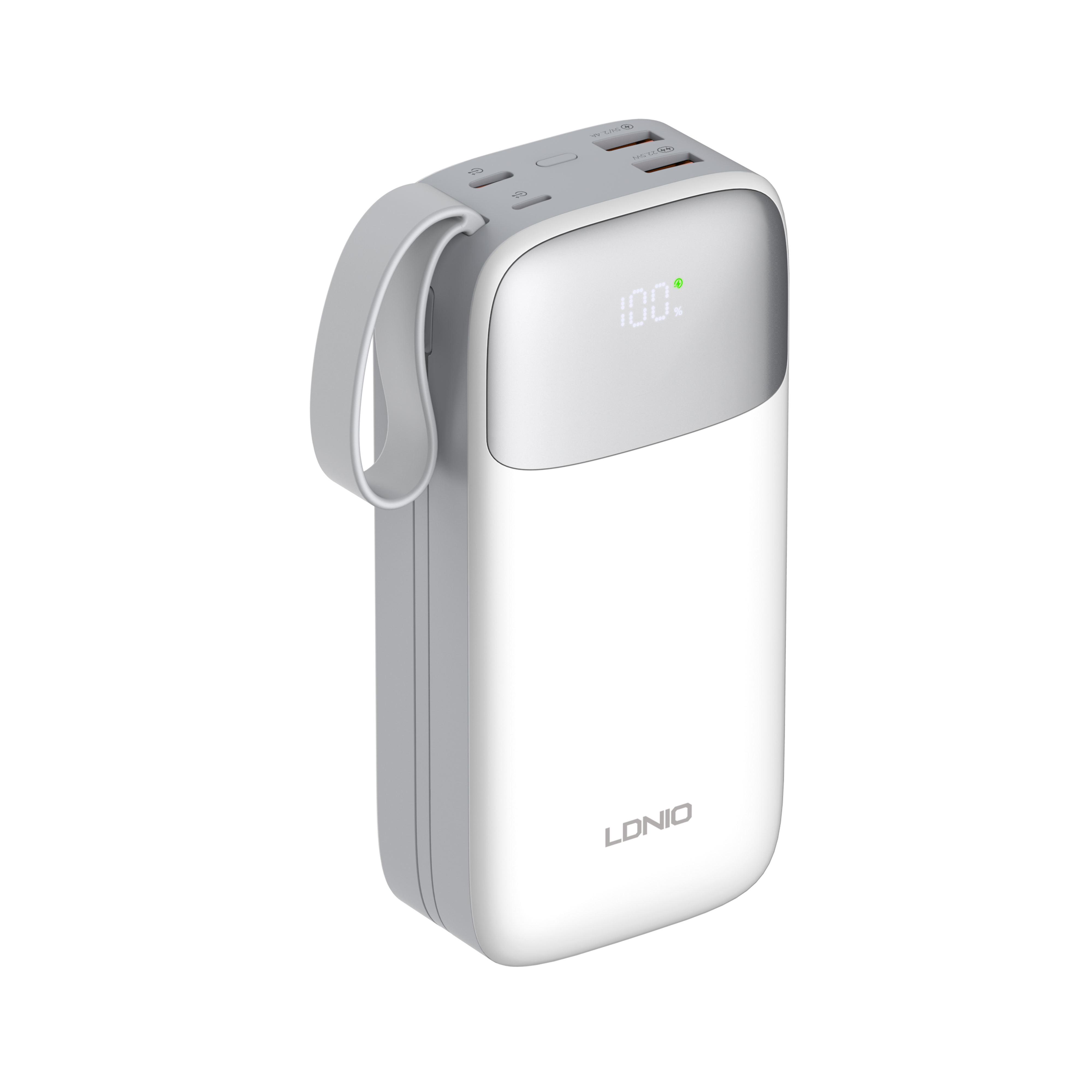 LDNIO--Powerbank--PQ30	"30000mah/111WH TC:22.5W/SCP +Lightning:PD 20W Total Power: 22.5W Max"
