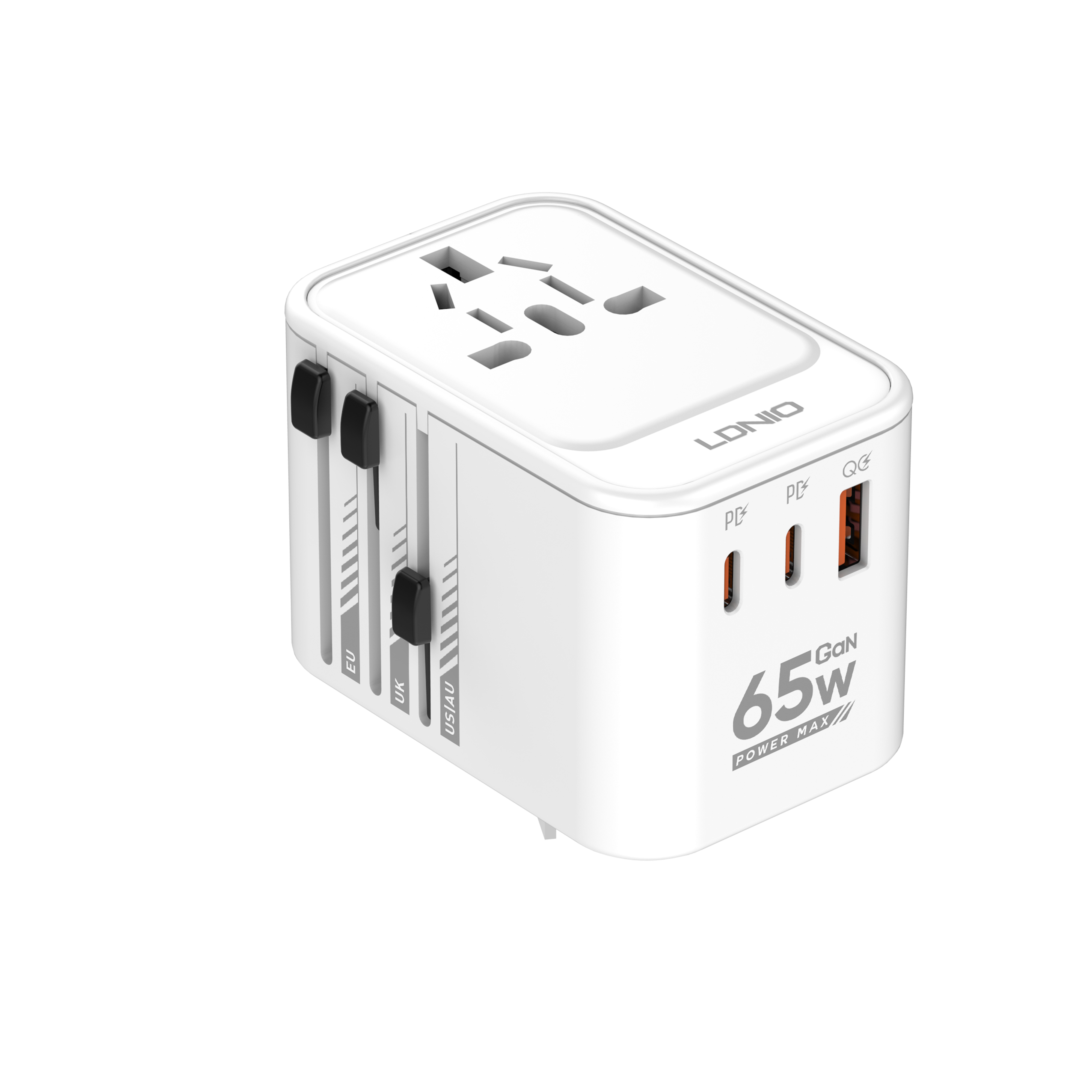 LDNIO--Power Strip--Z6	"GaN65W Universal Adapter  All-in-one Adapter"