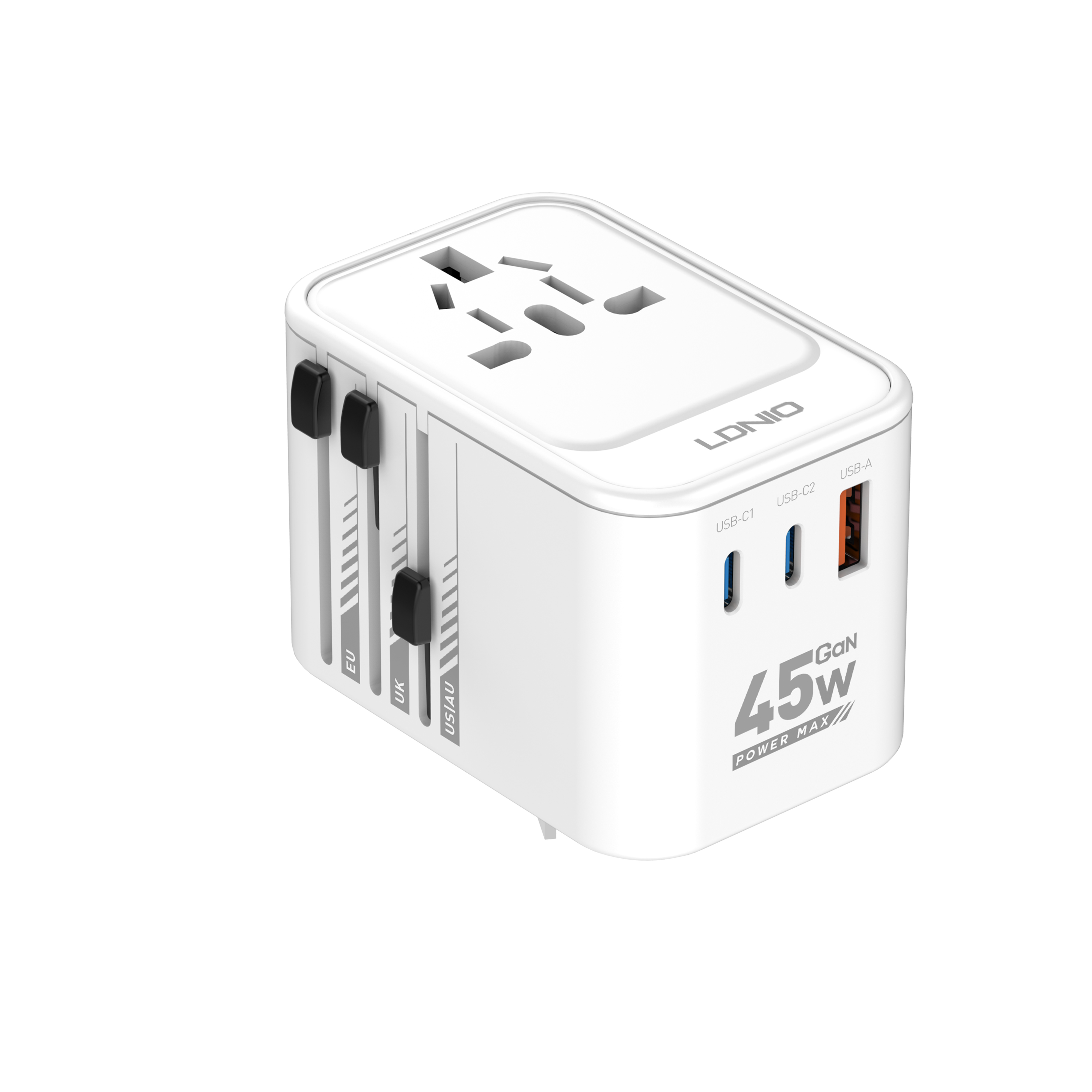 LDNIO--Power Strip--Z8	"GaN45W Universal Adapter  All-in-one Adapter"