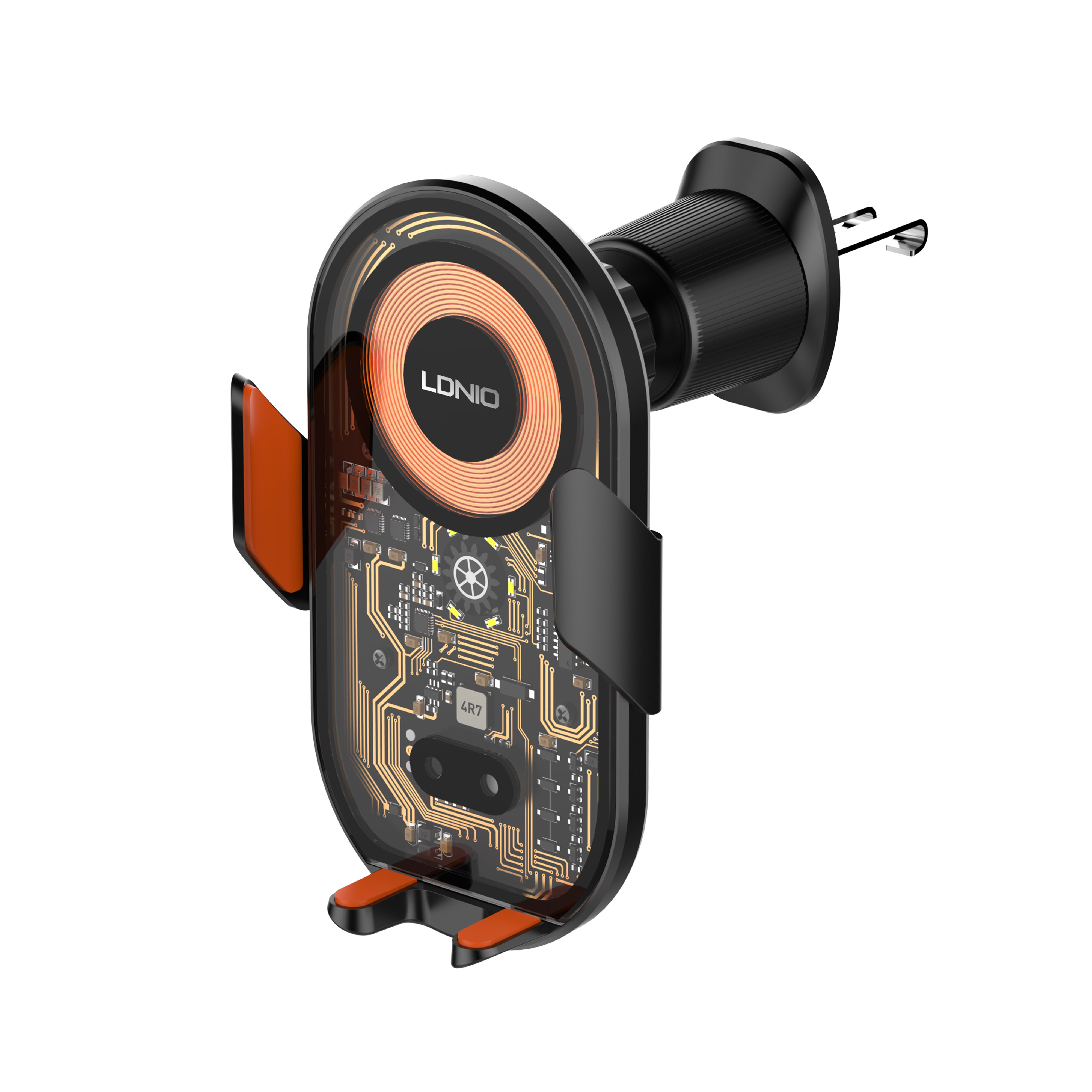 LDNIO--Car Holder--MA30	Infrared Sensor +15W Wireless Charging Car Mount