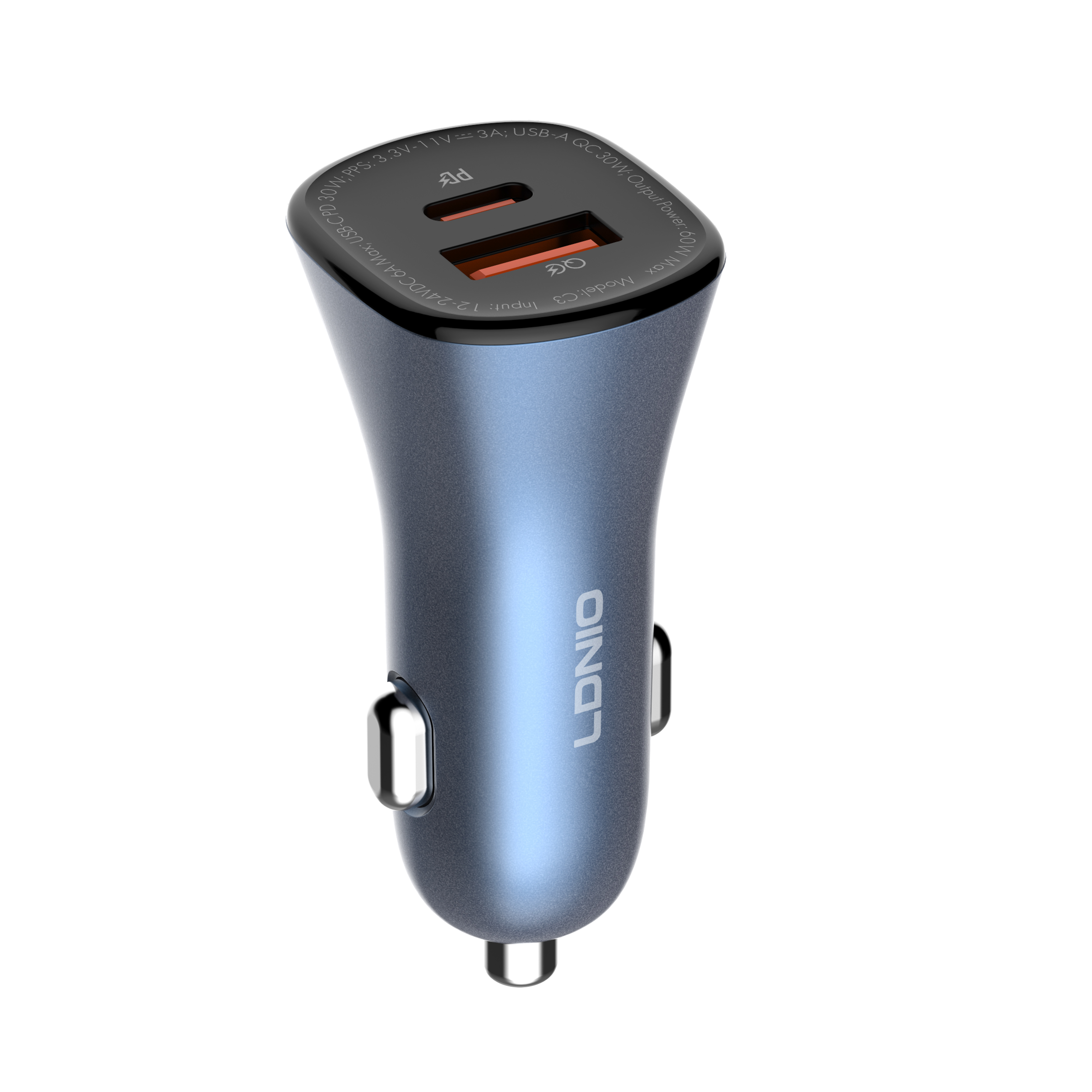 LDNIO--C3	PD30W +QC30W Fast Car Charger