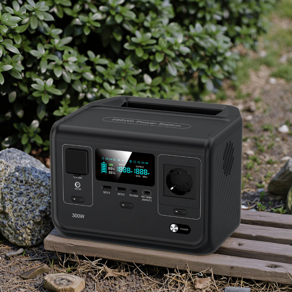 300W Pure Sine Wave Inverter MPPT Portable Power Station Remote Control Flashlight RV Port Cigar Lighter AU_EU_US_UK Home Use