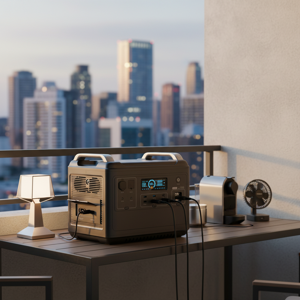 2000W Portable Outdoor Power Bank with Solar Charging for Emergency Use Suitable for Outdoor Camping and Household Appliances