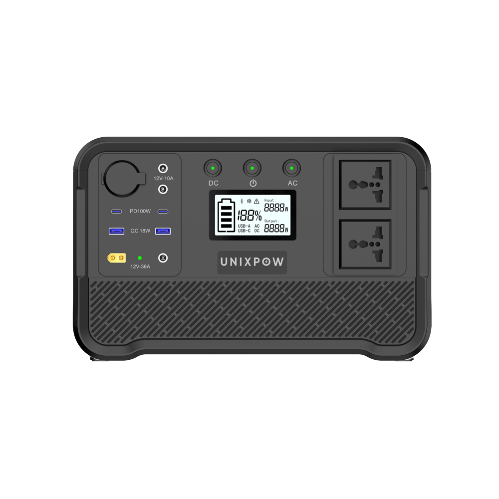 Outdoor Fast Charging 960WH LiFePO4 Portable Power Station 1200W Pure Sine Wave CE_FCC_CB Certified Portable Power Station