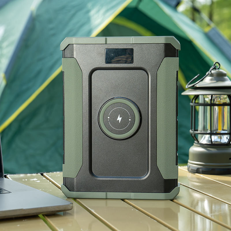 60000mah Outdoor 15w Wireless Charge Double Usb 12v Cigar Lighter Portable Charger Power Banks For Camping Fridge - Buy Portable