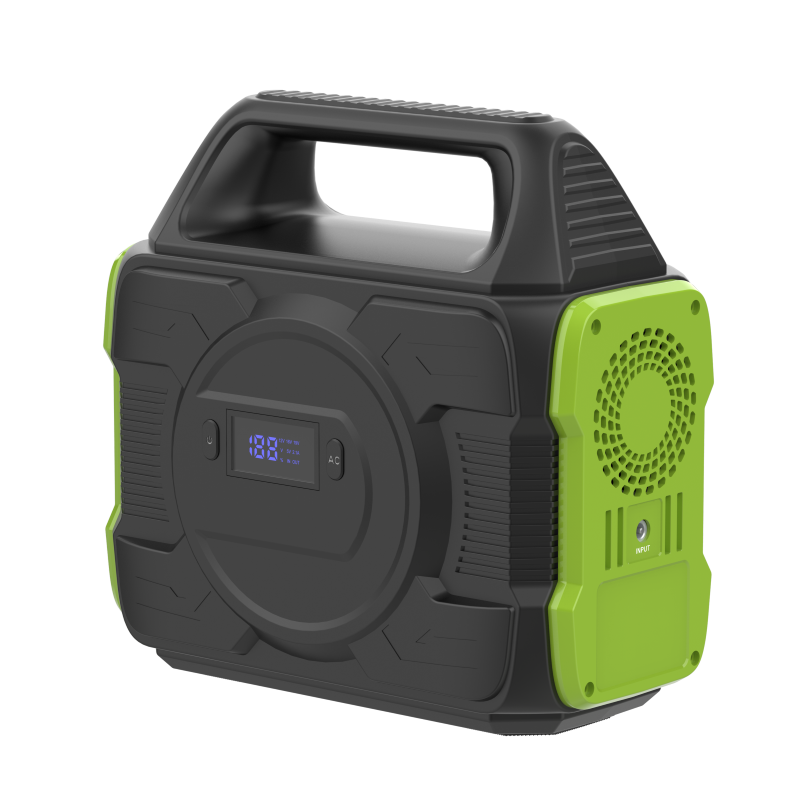 Portable 200W Lithium Ion Power Station MPPT Solar Panel Charger Modified Sine Wave Inverter 14.4V RV Port Home Camping