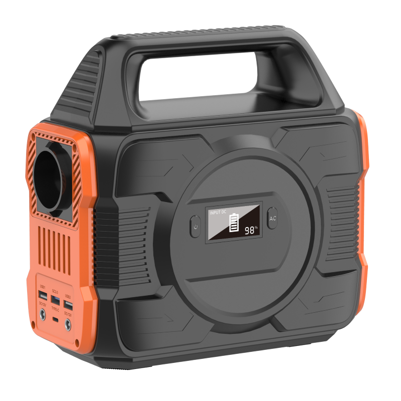 Portable 200W Lithium Ion Power Station MPPT Solar Panel Charger with RV Port Home Camping Flashlight Feature Car Energy Storage