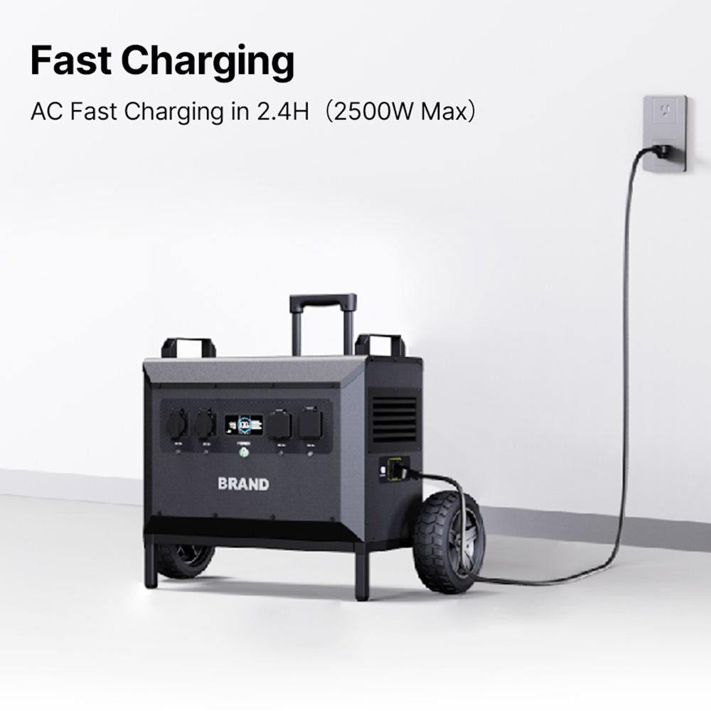 SOUOP L3 3600W Powerstation Solargenerator 3072Wh Waterproof LiFePO4 Solar Power Station Box Portable Solar Generator WIth Wheel