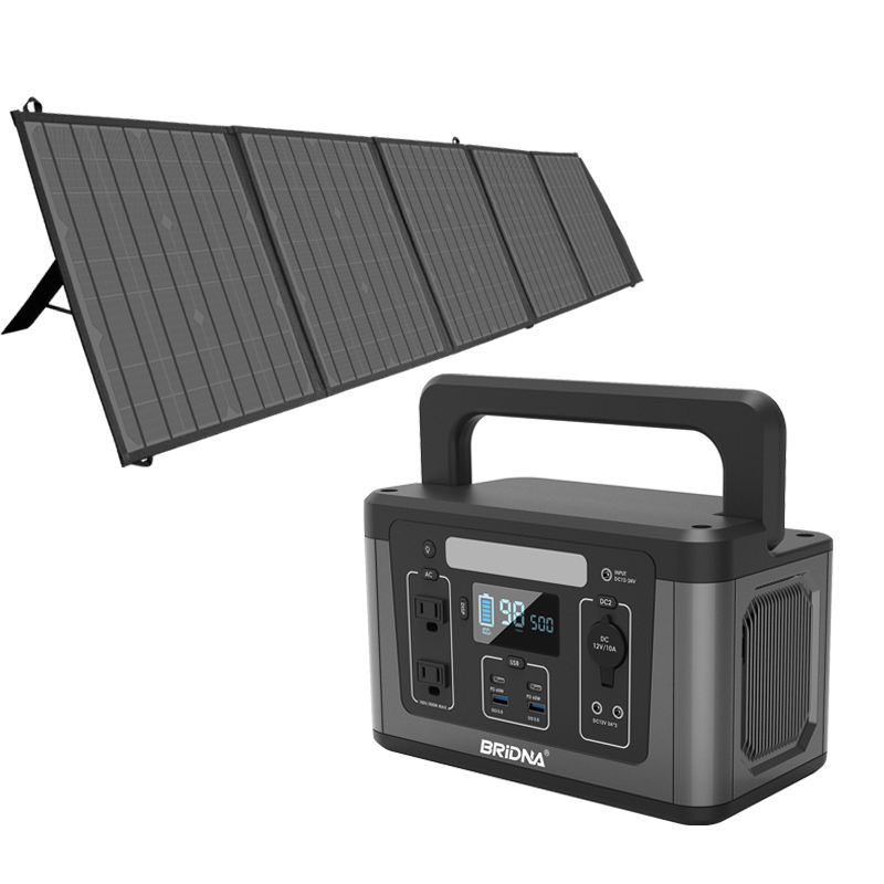 500w 560wh 26ah 110v 220v 500 Watt Solar Generator Portable Power Station for Outdoor and Home