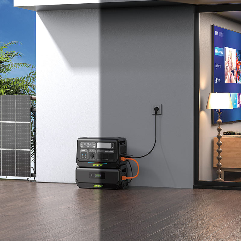 2048wh Home Solar Llifepo4 Power Generator 110v 220v 2200 Watts Outdoor Portable Power Station