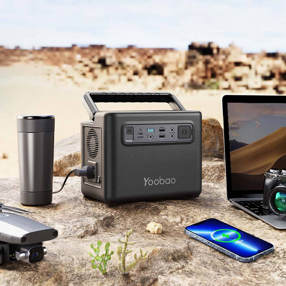 Yoobao EN300Q 307Wh Support Solar Charging Car Jump Start Outdoor Generator Portable Power Station With LED Flashlight