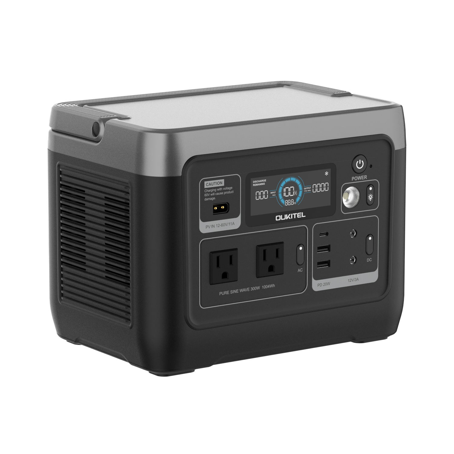 1004Wh Capacity Off Grid Solar Power Generator System 300W Portable Power Station