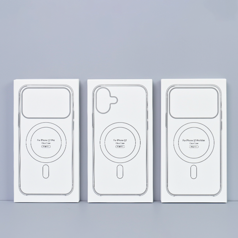 Kaierda 001 Wholesale Custom Simple White Telescope Boxes for Mobile Phones Universal Embossing Matt Lamination Vanishing Featur