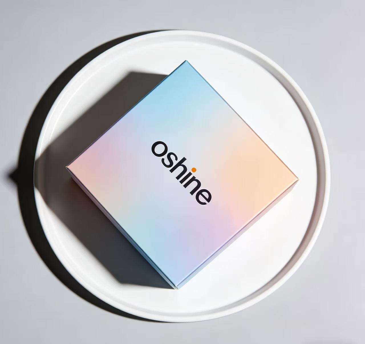 Oshine 005 Custom Logo Eco Friendly Printed 2mm Hard Rigid Recycle Style Cardboard Paper Packaging Lid Base Neck Gift Box Spot U