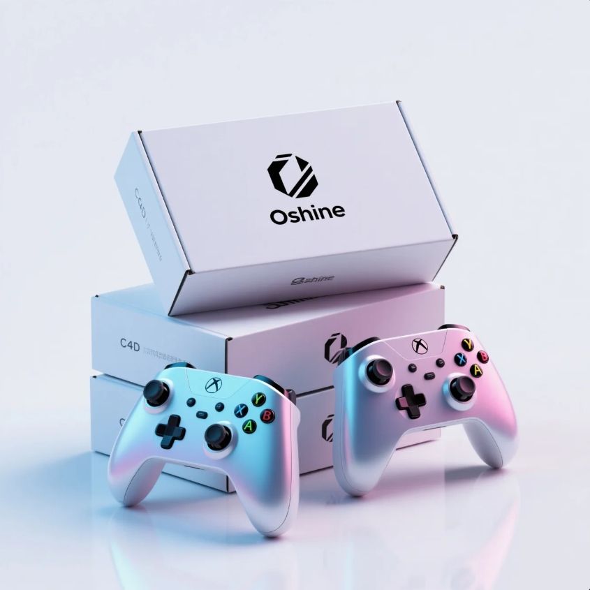 Oshine 003  Factory Customized Logo Gift Packaging Corrugated Cardboard Shipping Box for Electronic Aircraft Boxes Gold Foil Sta