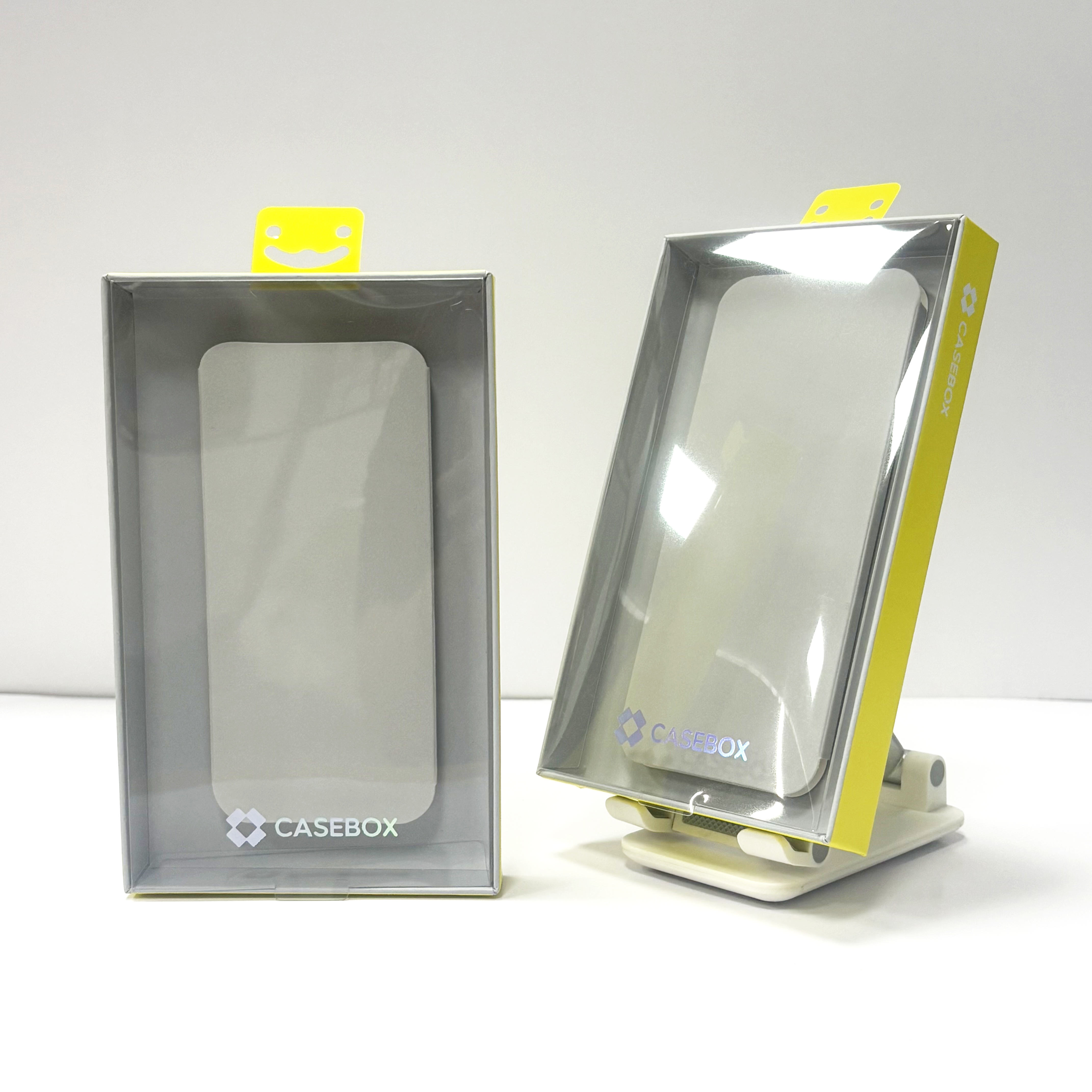 Gaode 009 Custom logo Transparent Mobile Phone Packing Box Universal Pvc Cover Package Boxes Phone case Packaging Box