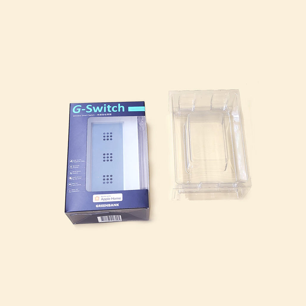 Keymy 001 Custom Foldable PVC Sealed Clamshell Packaging for Retail Products KEYMY CB-70