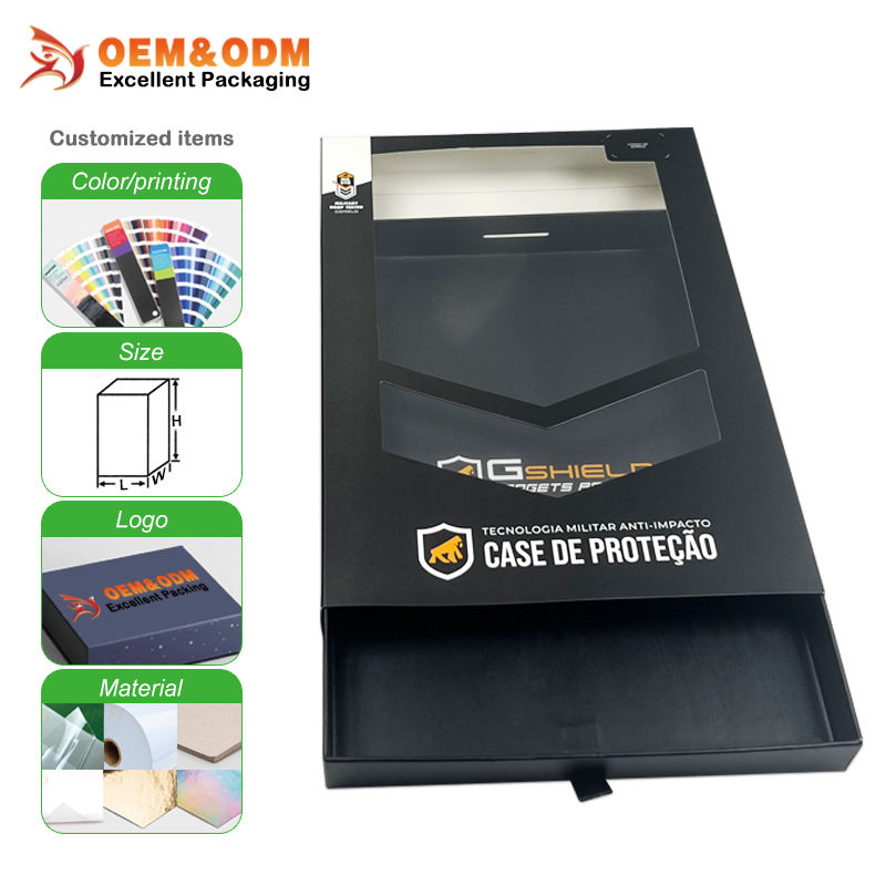 Excellent Pinchuang 010 Factory Custom Mobile Charger Cable Package Corrugated Paper Carton Packaging Box Cable Packaging PVC Wi