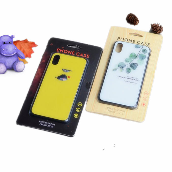 Ruifeng 009 Customized Printed Mobile Phone Case Kraft Paper Packaging Box Retail Cell Phone Box Case Charger Package Box