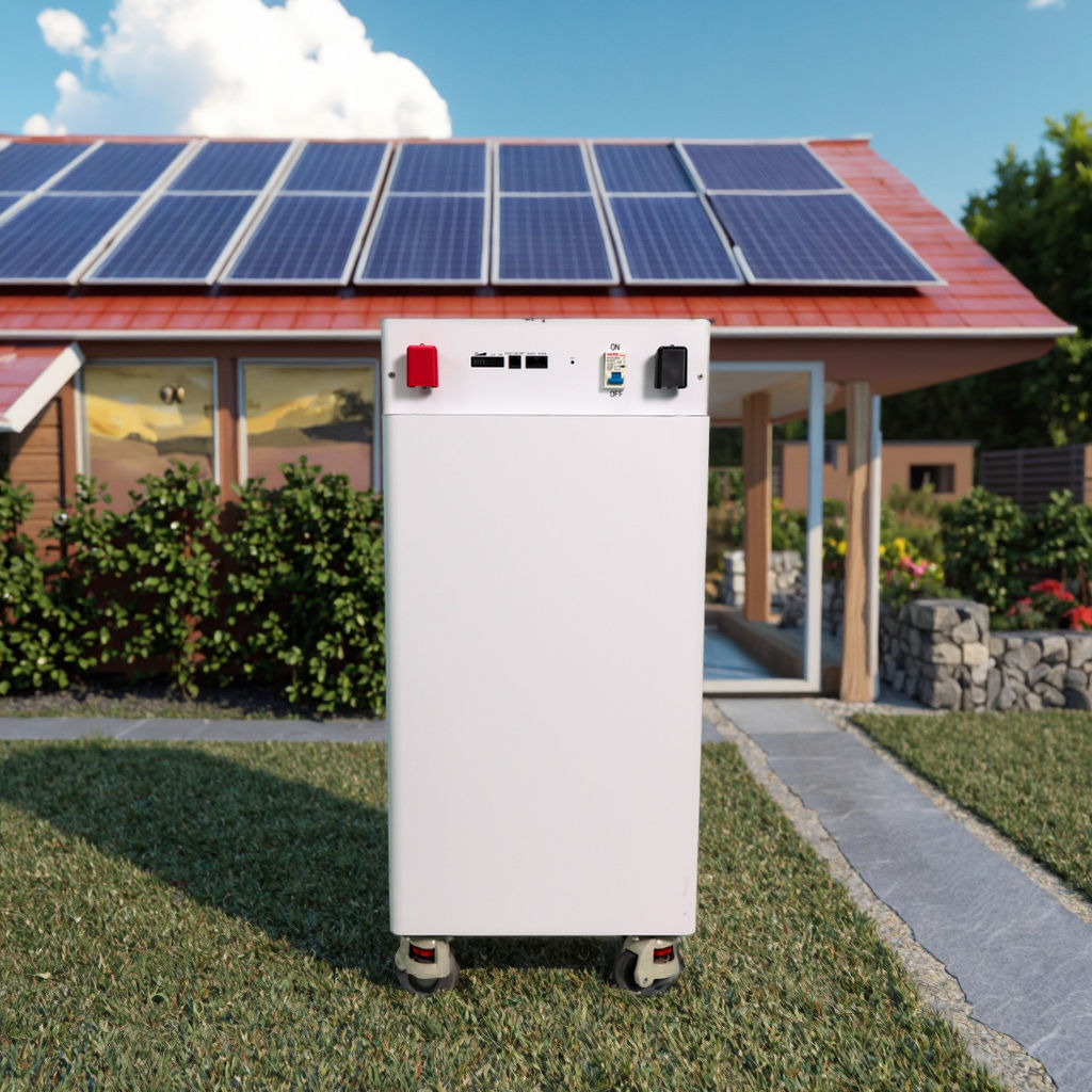 Hot-selling Household Solar Energy Storage System LiFePO4 Roller Mobile 51.2V 300AH Rechargeable Energy Storage
