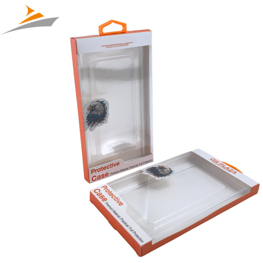 Aoxin  004 High Quality Reasonable Price Various Designs Retail Luxury Custom Mobile Phone Case Packaging With Hook