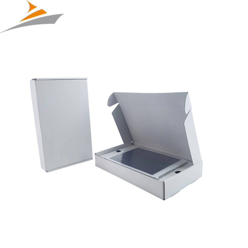 Aoxin  002 Wholesale Electronic Products Packaging Box White Cardboard Tablet Empty Packaging Box for Ipad Packaging Box