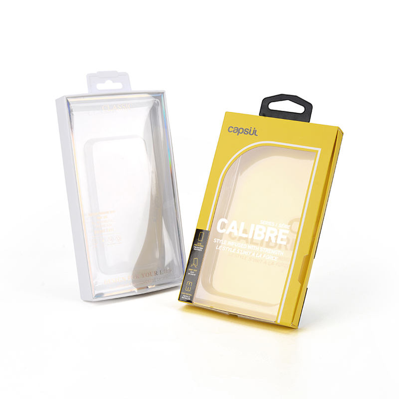 Caicheng 006 Biodegradable Paperboard Retail Ready Carry Handle Slide Out Phone Case Display Custom Logo Drawer Box for Packagin