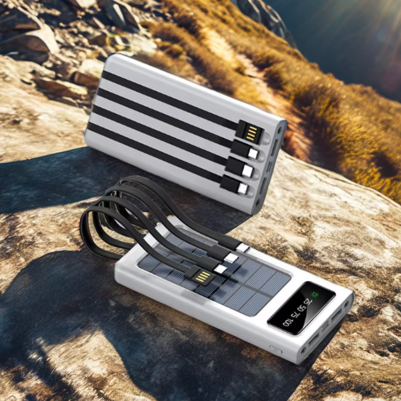 10000mAh Digital Display Power Bank Fast Charging Plastic Rental for iPhone 14 13 12