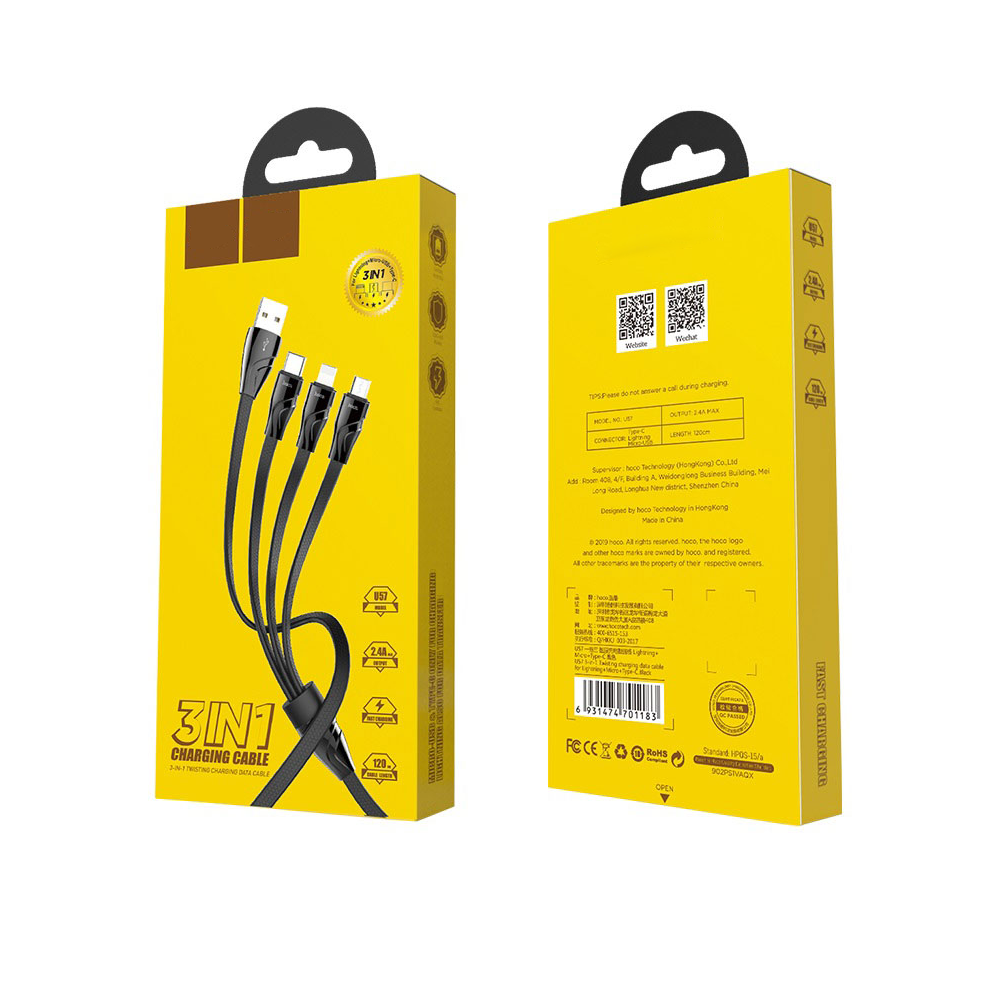 Hongze 006 Hot Sale Custom Eco-Friendly Black Data Cable Packaging Box with Embossed Logo USB Sponge Liner Paper Boxes