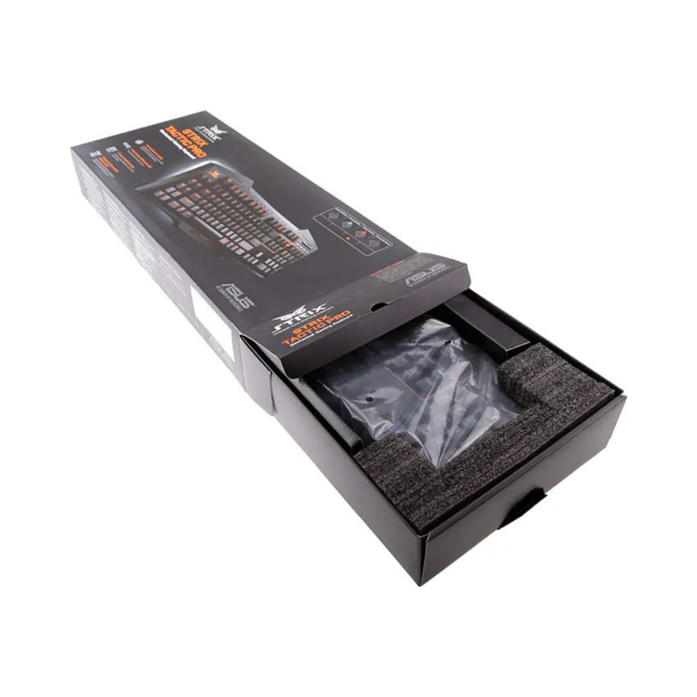 Hongze 002 Premium Custom Computer Keyboard Carton Premium Paper EVA Packaging for Boxes Design Matt Lamination Embossing Sponge