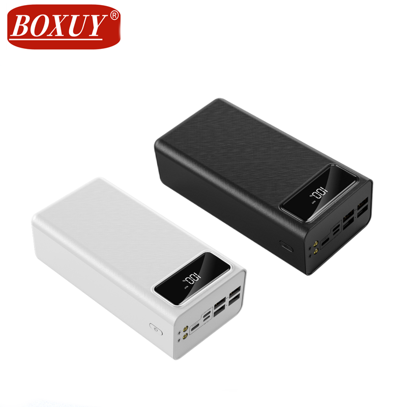 Hot Sale Portable 3 Input Interface 4USB Fast Charger Output 40000mah Powerbank 30000mah Large Capacity 50000mah Power Bank