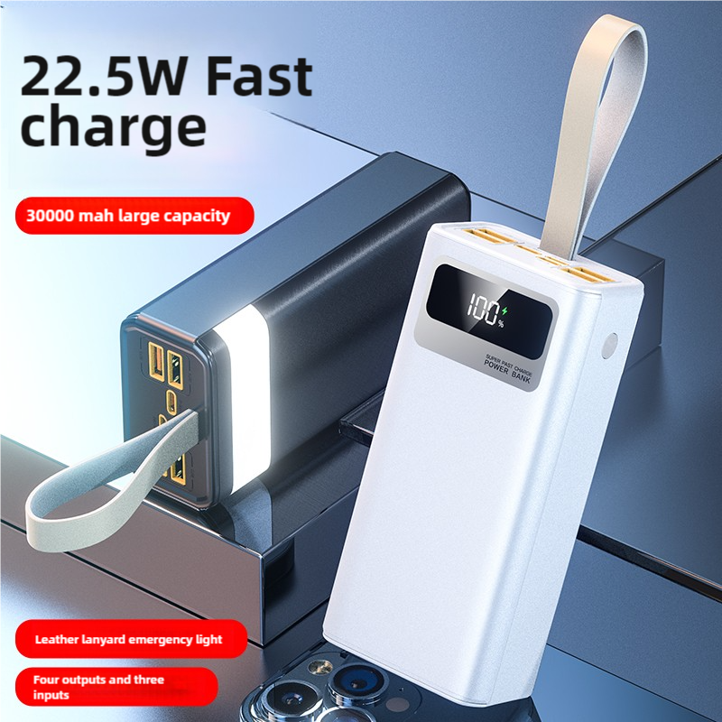 Outdoor Multi Functions Quick Fast Charging Solar Power Bank 30000mAh 40000mAh 50000mAh 60000mAh with Bright LED Light