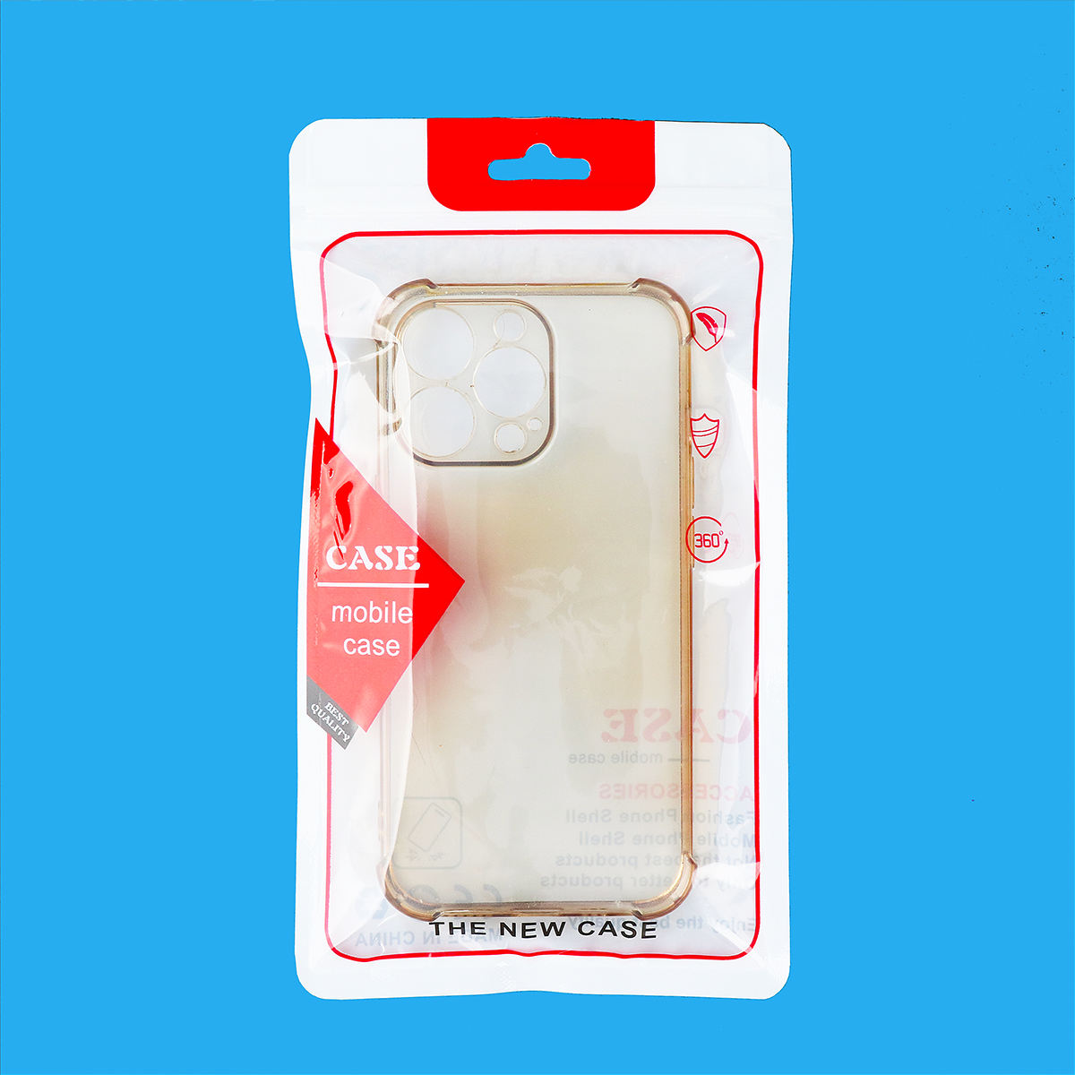Sante 001 Premium Protective Clear Resealable Pouch for Retail Display Mobile Phone Case Packaging Bag