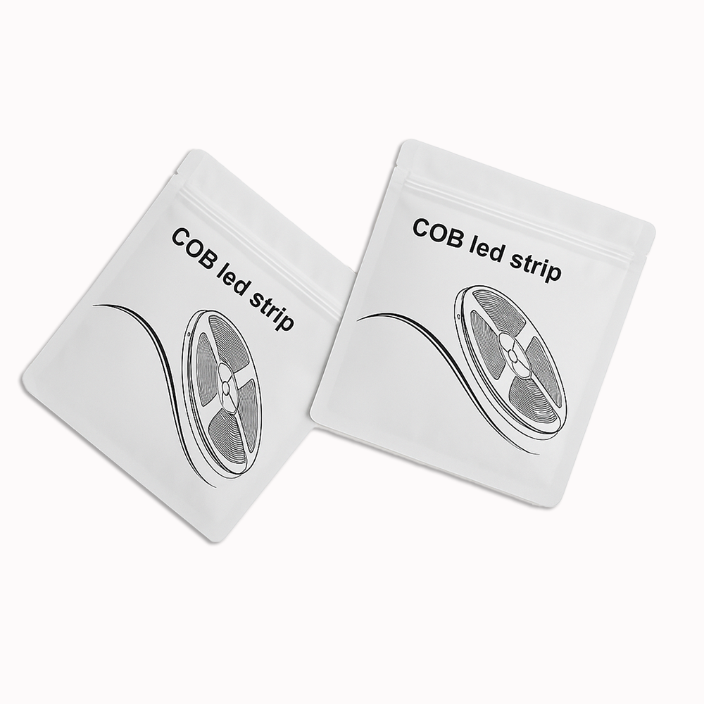 Sante 010 High Protection Custom Design | Resealable Anti-static Aluminum Foil Zip Pouch | COB LED Strip Packaging Bag