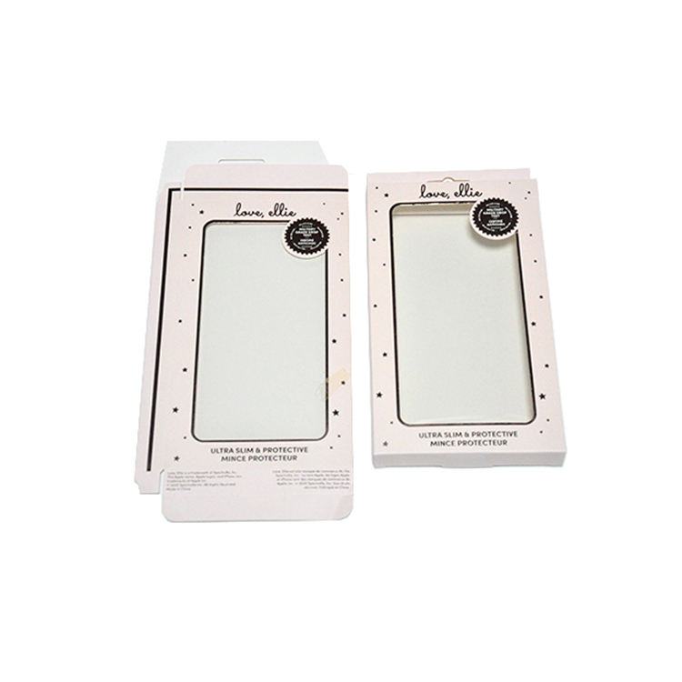 Senyu 004 Custom Wholesale Blister Tray Paper Packaging Box Headphone Box Packaging Design Cell Phone case Box