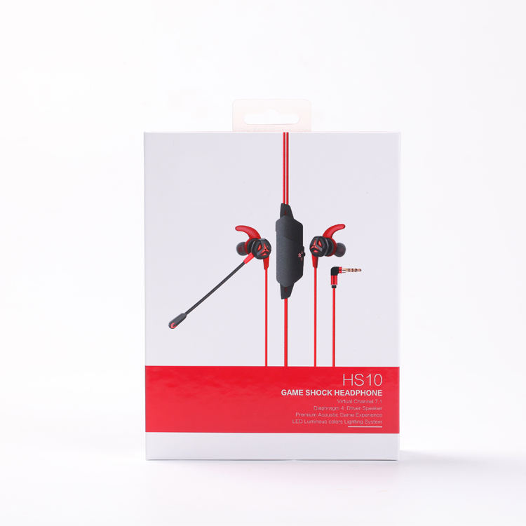 Senyu 009 Custom Wireless Headset Book-shaped Package Box Paper Cardboard Box for Business Cards Packaging