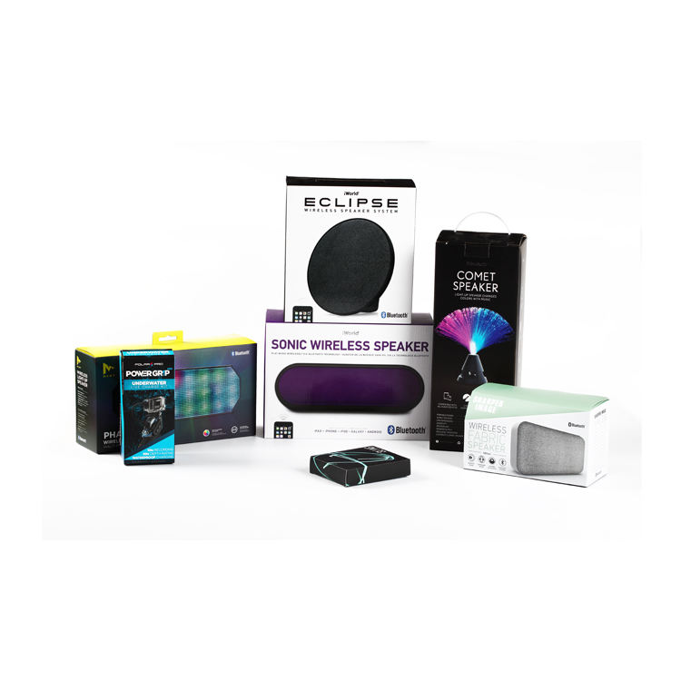 Senyu 005 Custom Cardboard Paper Coffee Mug Packaging Box Wireless Speaker Player Custom Carton Cardboard Playing Cards Box Pape