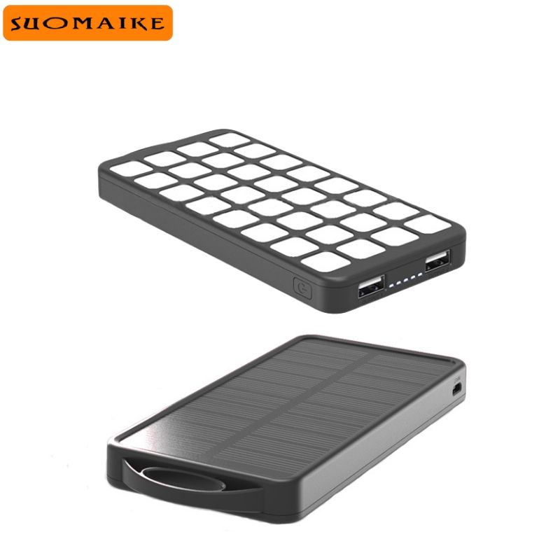 Portable Charger Solar Powerbank 8000mAh Mobile Phone Dual USB Fast Charge Solar Power Bank Pour Telephone