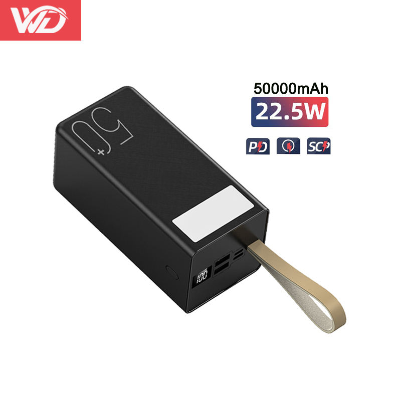 Factory Power Bank 50000 Mah High Capacity Powerbank 50000Mah Power Bank 50000mah Mobile Power Supply