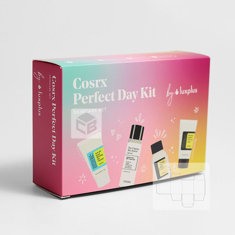 Chengbao 001 Eco-Friendly Customizable Printed Cosmetics Outer Packaging Box Sustainable Art Paper Sponge Lining Biodegradable F