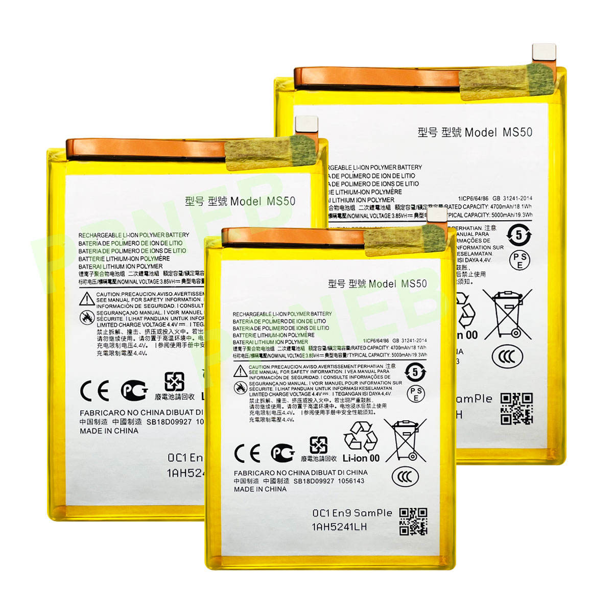 Factory Hot Selling MS50 4700mAh Rechargeable Li Battery for Motorola MOTO G50 5G Phone Standard Battery in Stock PSE Certified