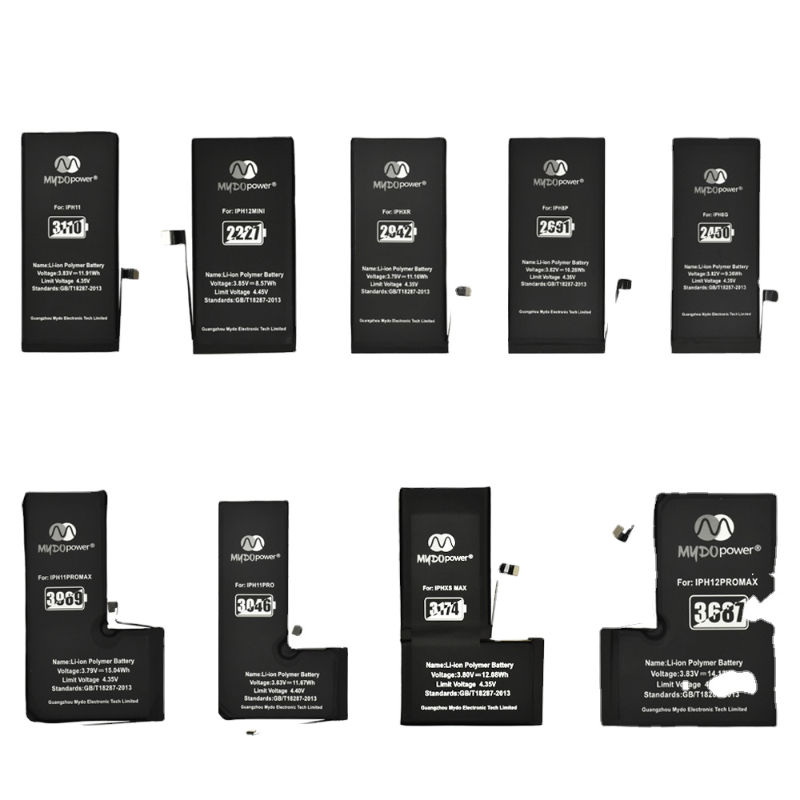 AAA+ Rechargeable Mobile Phone Battery Cell for iPhone 11 12 13 14 11 Pro 11 Pro Max in Stock