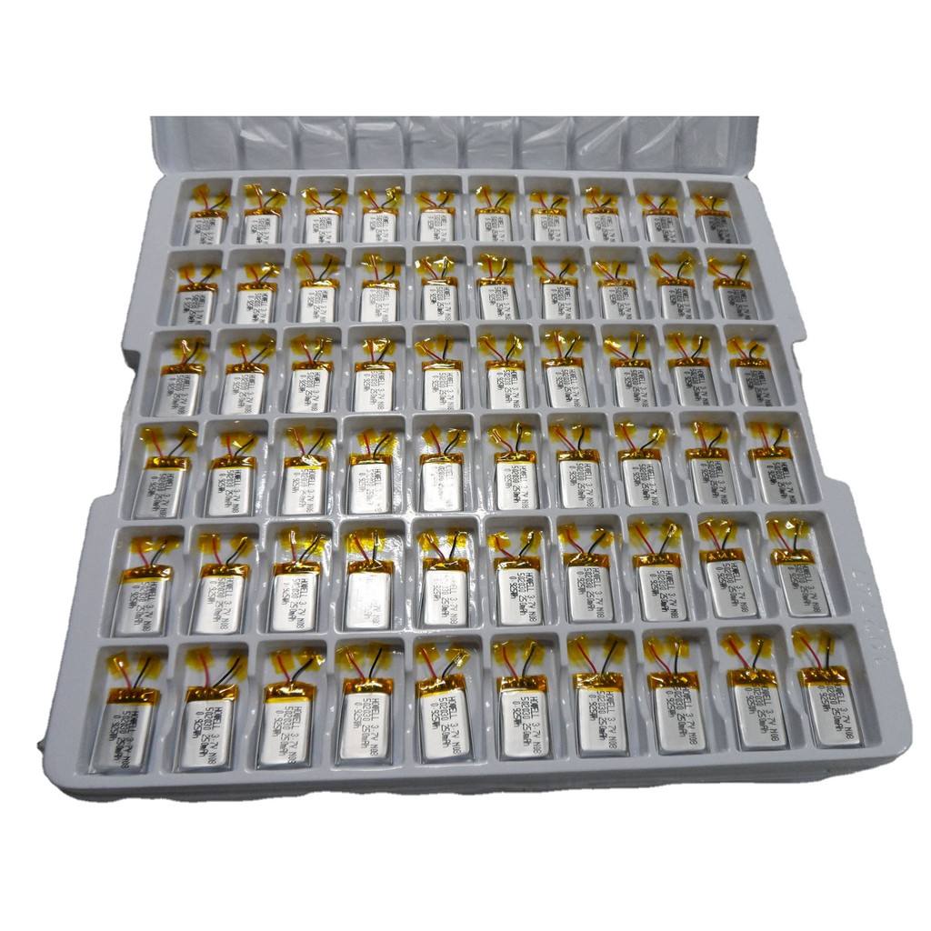 MYDO Li Polymer Battery 502030 3.7V 250mAh for Intercom Bluetooth Headset GPS MP3 MP4-1000 Cycles