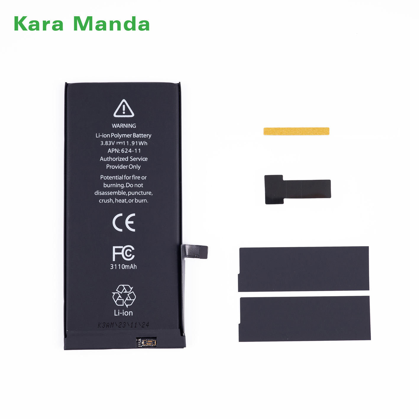 Kara Manda KM Battery New Upgrade 100% Health Say Goodbye to Repair and Unknown Part Phone Battery for iPhone 11 Battery