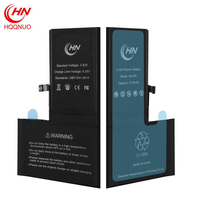 Hot Sale Black Rechargeable Battery Replacement for iPhone Factory Direct Supply Mobile Phone Accessories in Stock