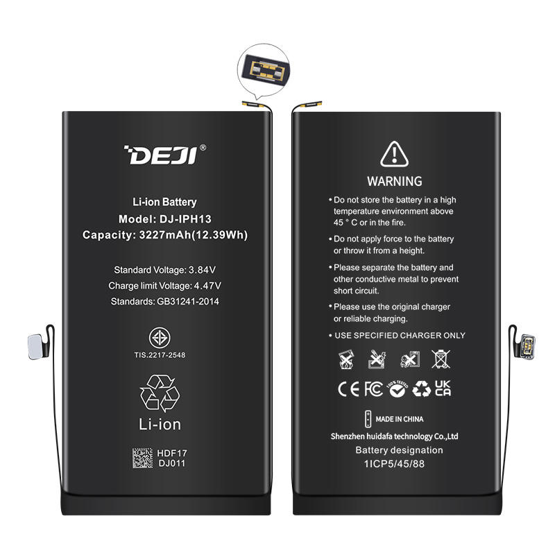 DEJI Chinese Mobile Battery for iPhone 13 12 Months Warranty Health Full Capacity