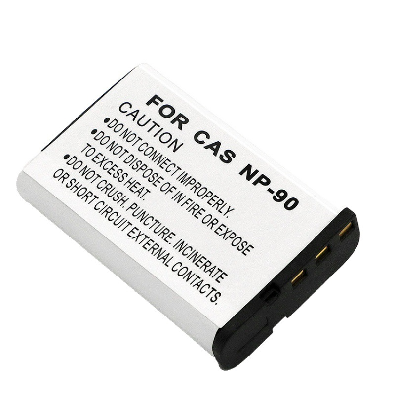 3.7V 1950mAh White NP90 NP 90 NP-90 CNP-90 Rechargeable Lithium Ion Battery Pack for Casi Exilim Ex-M1 Ex-M2 Ex-S1 Ex-S2 Ex-S3