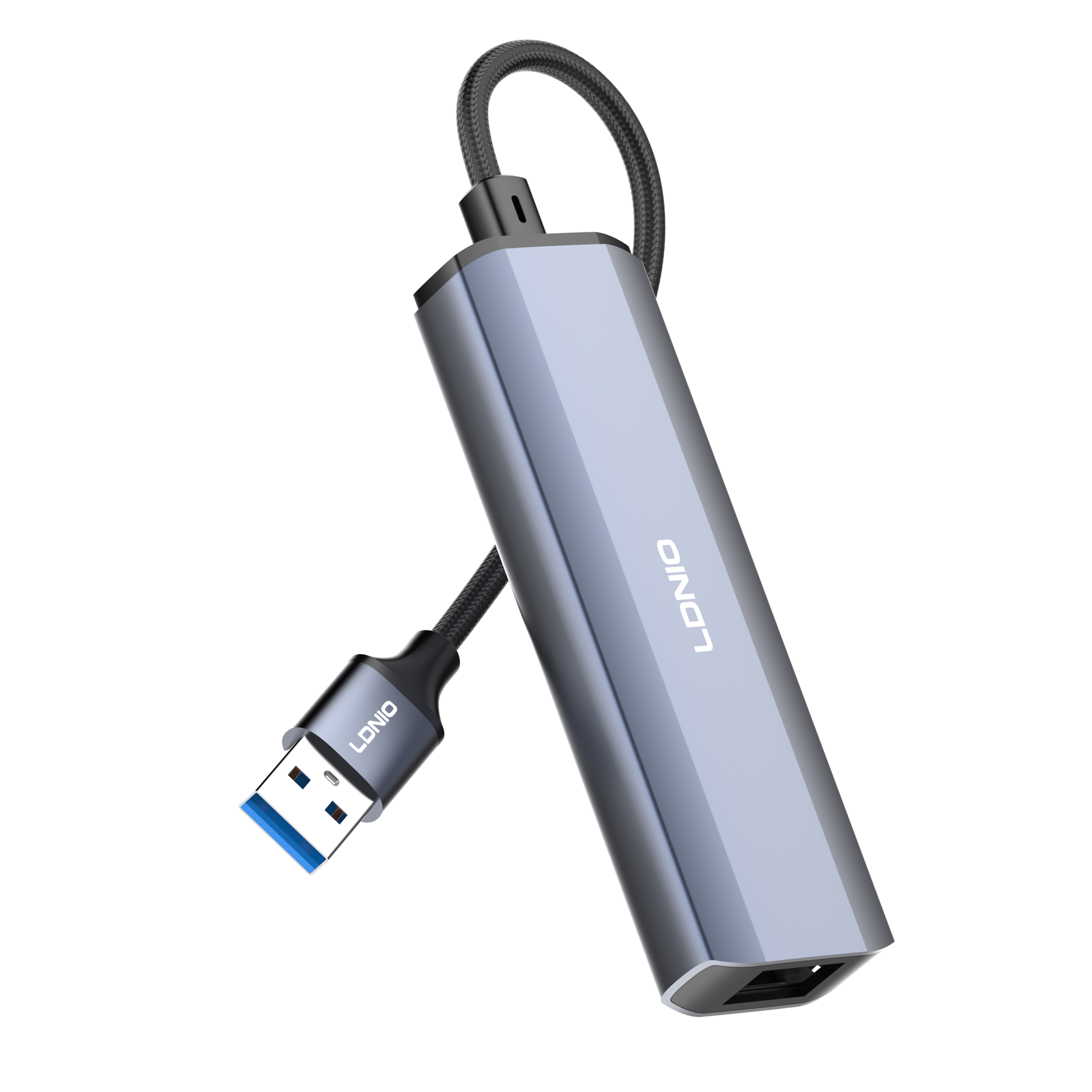 LDNIO--DS-124U	"USB-A To  USB3.0*3+RJ45*1"