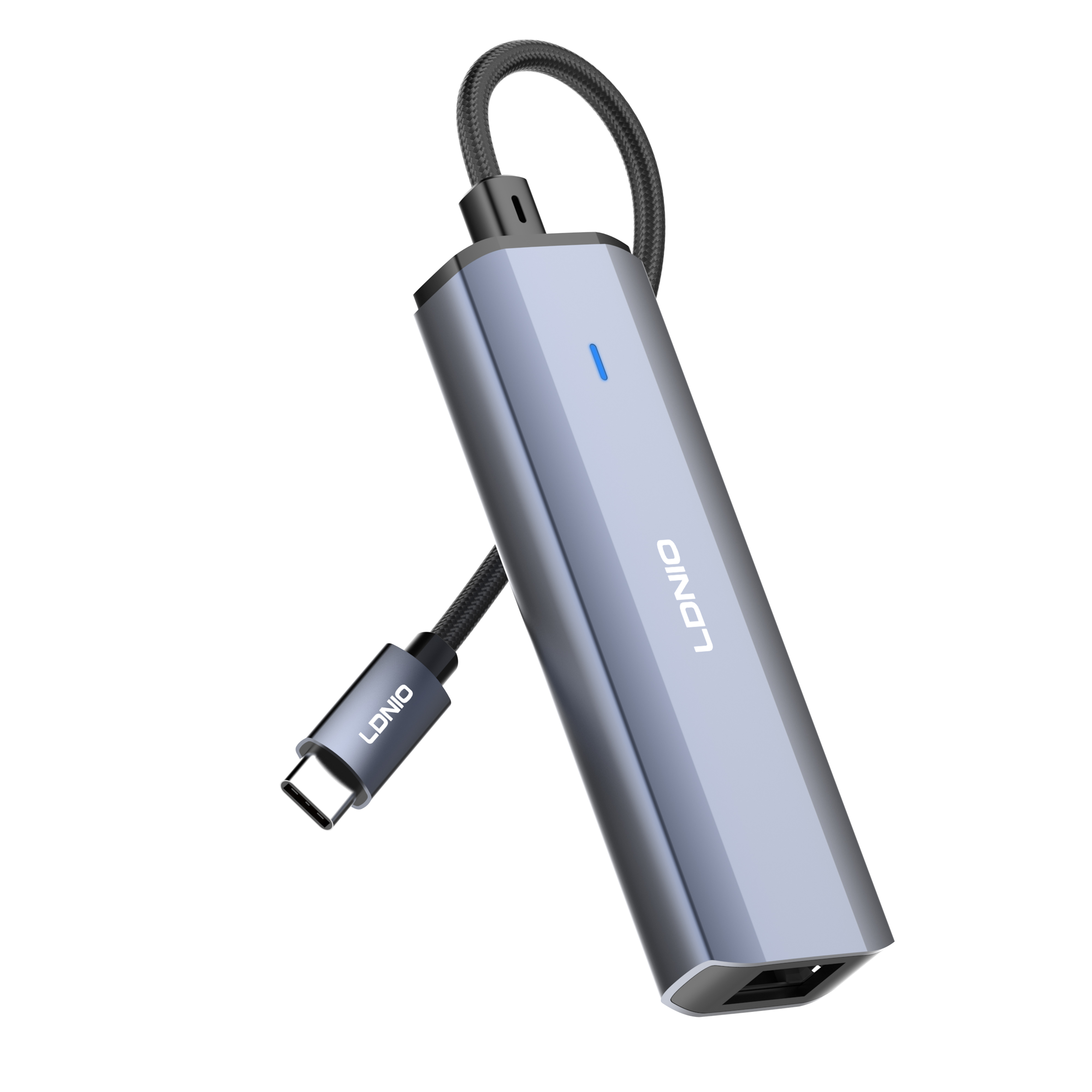LDNIO--DS-124C	"Type-C To  USB3.0*3+RJ45*1"